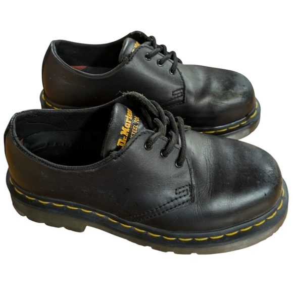 Dr. Martens Steel Toe Shoes Womens Size 6 Unisex Mens Size 5 - Picture 12 of 12